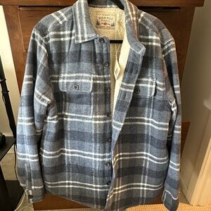 Faherty Vintage Blue Plaid Jacket